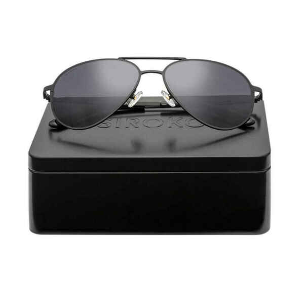 Bild 1 von Pilotenbrille Edelstahl Surf SIROKO Monza Schwarz Herren