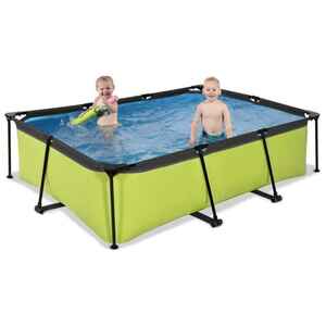 EXIT Lime Pool 220x150x65cm mit Filterpumpe - Grün