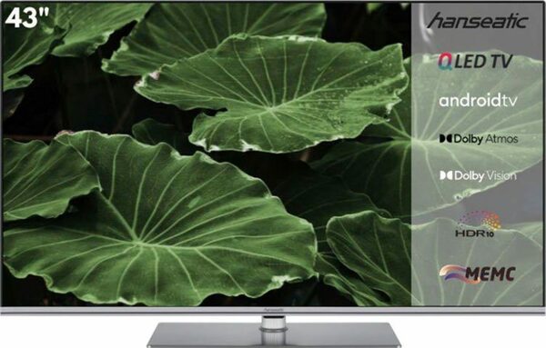 Bild 1 von Hanseatic 43Q850UDS QLED-Fernseher (108 cm/43 Zoll, 4K Ultra HD, Android TV, Smart-TV)