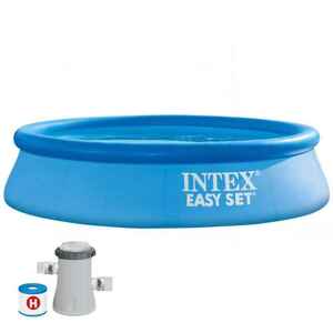 Intex aufblasbares Schwimmbecken mit Pumpe 28108NP Easy 244 x 61 cm