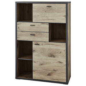 Modante HIGHBOARD Eiche, Dunkelgrau