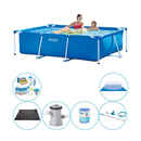 Bild 1 von Intex Frame Pool Rechteckig 220x150x60 cm - 7-teilig - Swimmingpool-Paket