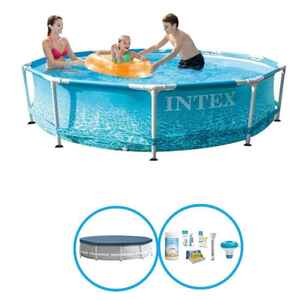 Intex Pool Metal Frame 305x76 cm - Schwimmbad-Paket