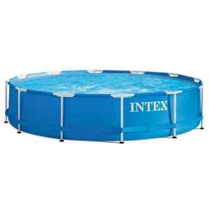 Pool - Intex - Metal Frame - 366x76 cm - Rund - Schwimmbecken