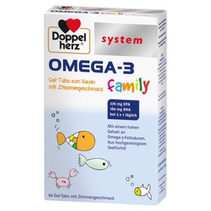 Doppelherz Omega-3 Family Gel-Tabs syste