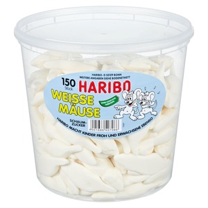 HARIBO Weiße Mäuse (1,05 kg)