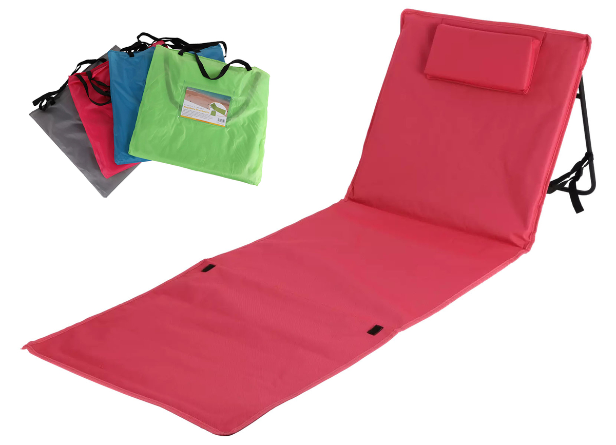 Bild 1 von Klappbare Strandmatte mit Kopfpolster 158x54,5cm