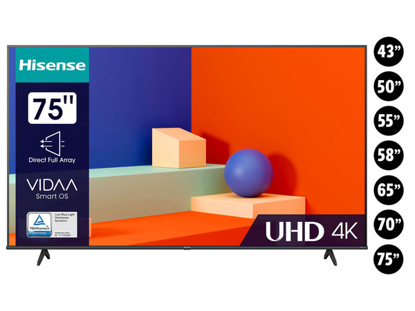 Bild 1 von Hisense Fernseher »A6K« 4K Ultra HD Smart TV