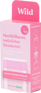 Wild Deo Startpaket: Behälter Rosa + Jasmine & Mandarin Blossom Refill Deo