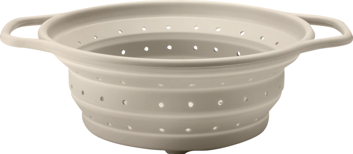 Bild 1 von IDEENWELT Faltbares Silikonsieb beige