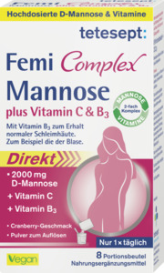 tetesept Femi Complex Mannose + Vitamin C & B3