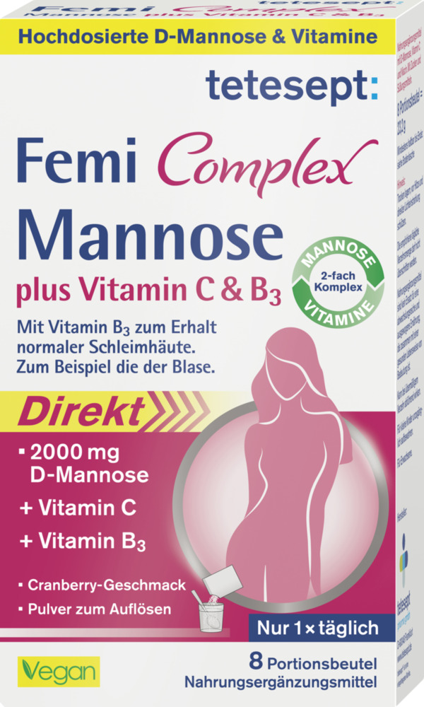 Bild 1 von tetesept Femi Complex Mannose + Vitamin C & B3