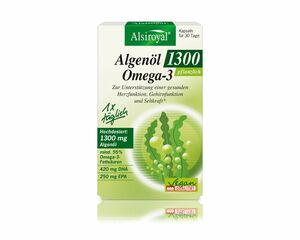 Alsiroyal Algenöl 1300 Omega-3 30 Kapseln
