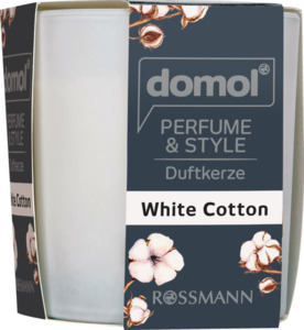 domol Duftkerze Perfume & Style White Cotton 1.59 EUR/100 g