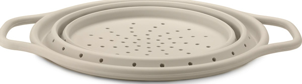 Bild 3 von IDEENWELT Faltbares Silikonsieb beige