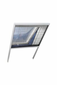 Hecht Insektenschutz-Dachfenster-Plissee 80x160cm, weiß