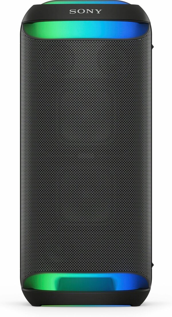 Bild 1 von Sony XV800 Stereo Bluetooth-Lautsprecher (Bluetooth, 25 Std. Akku, Mega Bass Taste, Partylautsprecher, Schnelladefunktion, inkl. Rädern)