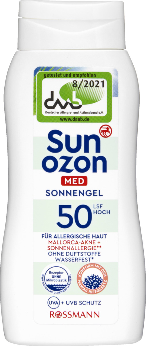 Bild 1 von sunozon MED Sonnengel LSF 50 Reisegröße