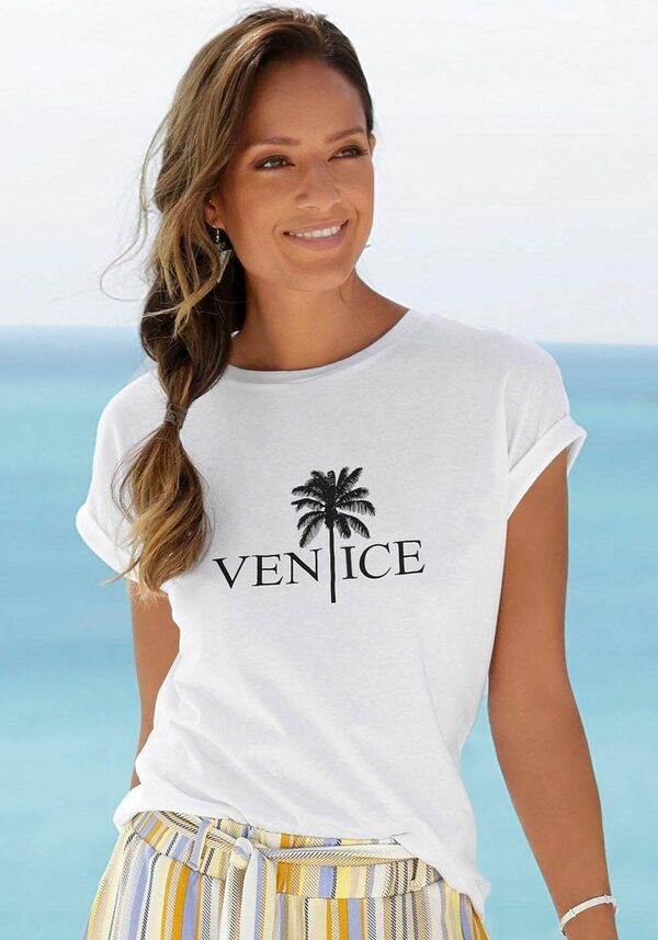 Bild 1 von Venice Beach Rundhalsshirt mit Frontdruck