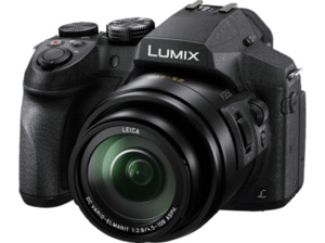 PANASONIC Lumix DMC-FZ300 LEICA Bridgekamera Schwarz, 12.1 Megapixel, 24x opt. Zoom, TFT-LCD