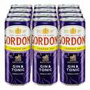 Bild 1 von Gordons Gin Tonic 10,0 % vol 0,25 Liter Dose, 12er Pack