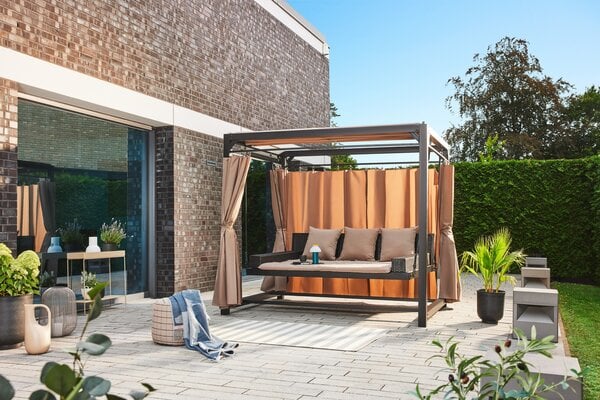 Bild 1 von Home Deluxe Pavillon Gartenliege PROVENCE - mit Abdeckung