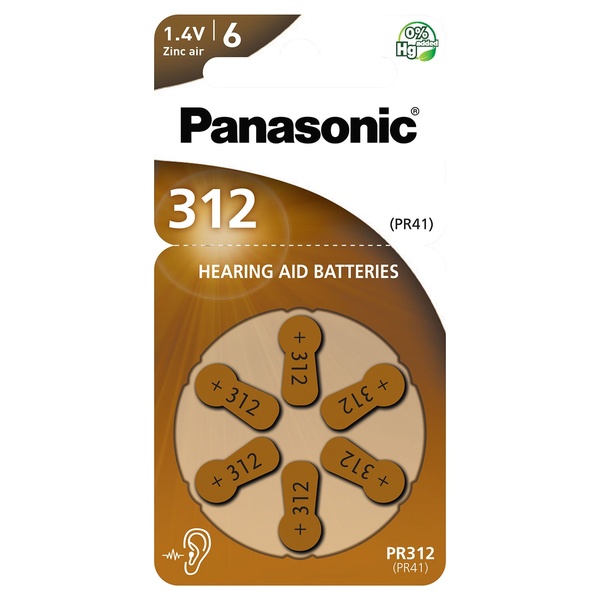 Bild 1 von PANASONIC Hörgerätebatterien, 24er Packung