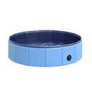 Bild 1 von PawHut Hundebadewanne mit Wasserablassventil blau 80 x 20 cm (ØxH) | Hundepool Badewanne Swimmingpool Wasserbecken