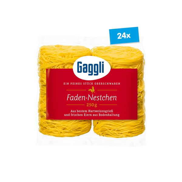 Bild 1 von Gaggli Fadennester 250 g, 24er Pack