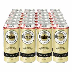Warsteiner Premium Pilsener 4,8 % vol 0,5 Liter Dose, 24er Pack