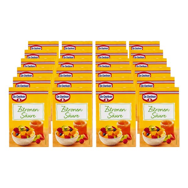 Bild 1 von Dr. Oetker Zitronensäure 5x5 g, 24er Pack