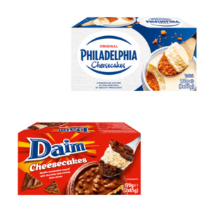 DAIM/PHILADELPHIA Cheesecakes