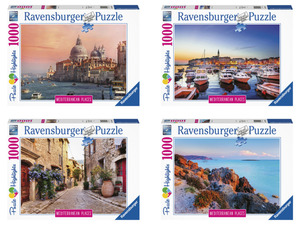 Ravensburger Puzzle, mediterrane Orte, 1000 Teile