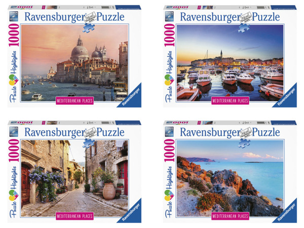 Bild 1 von Ravensburger Puzzle, mediterrane Orte, 1000 Teile