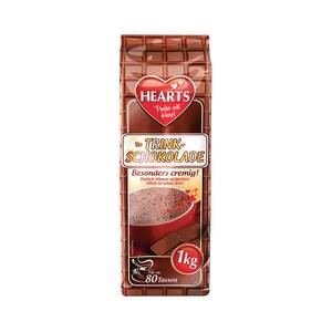 Hearts Trinkschokolade 1 kg für ca. 80 Tassen