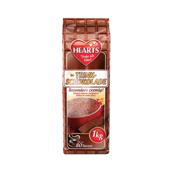 Bild 1 von Hearts Trinkschokolade 1 kg für ca. 80 Tassen