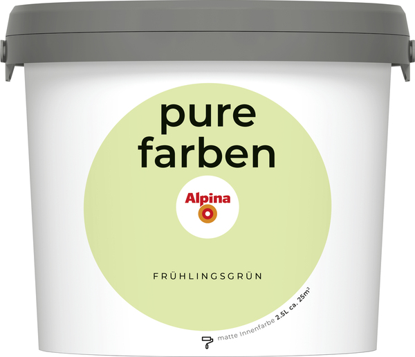 Bild 1 von Alpina  Pure Farben Frühlingsgrün 2,5 Liter