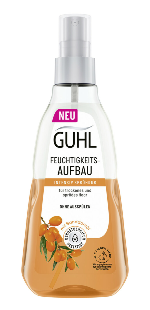 Bild 1 von Guhl Intensiv-Sprühkur Feuchtigkeitsaufbau für trockenes und sprödes Haar 180ML