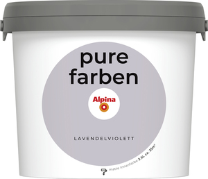 Alpina  Pure Farben Lavendelviolett 2,5 Liter