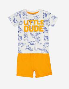 Baby Set aus T-Shirt und Hose - Messageprint