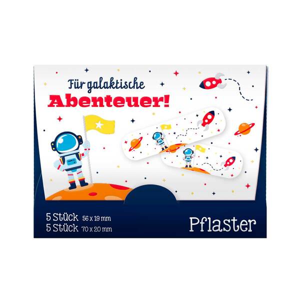 Bild 1 von Kinderpflaster Motiv "Astronaut" 10 Stück in 2 verschiedenen Größen