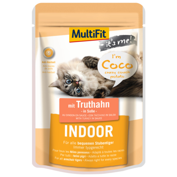 Bild 1 von MultiFit It's Me Coco Indoor mit Truthahn 48x85 g