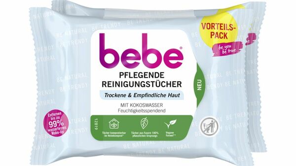 Bild 1 von bebe pflegende Reinigungstücher Doppelpack