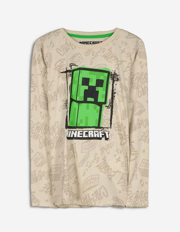 Bild 1 von Kinder Langarmshirt - Minecraft