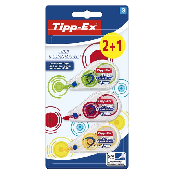 Bild 1 von TIPP-EX®  Korrekturroller oder -stifte, 2er-/3er-Packung