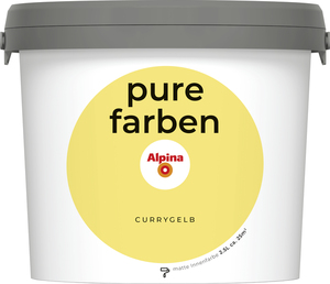 Alpina  Pure Farben Currygelb 2,5 Liter