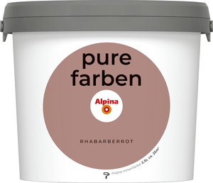 Alpina  Pure Farben Rhabarberrot 2,5 Liter