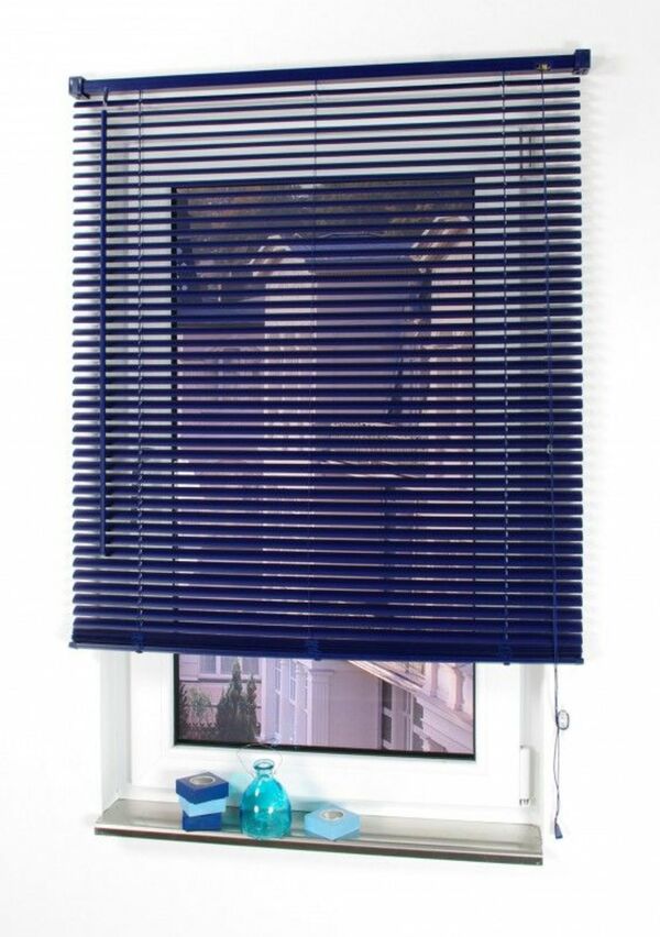 Bild 1 von Bella Casa Kunststoff-Jalousie, blau, 220 x 80 cm