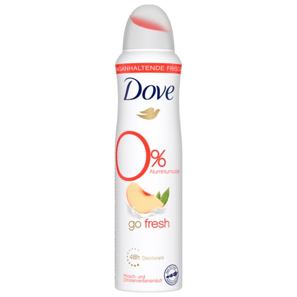 Bild 1 von Dove Deo Spray go fresh Pfirsich & Zitronenverbene Ohne Aluminium 150ml