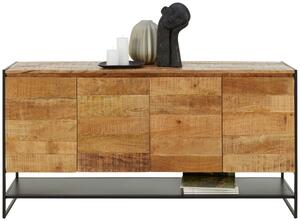 Sideboard Simple in Schwarz/Natur